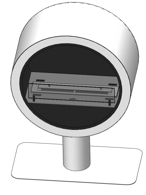 Biokominek Incyrcle Stand Biały Infire - obrazek 9