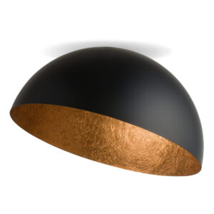 SFERA 50 plafon czarny/miedziany