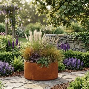 Ø650x380 ROUND CORTEN