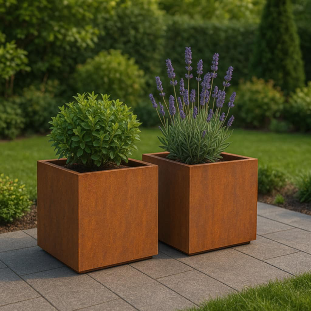 KWADRAT (300x300x300) CORTEN - obrazek 2