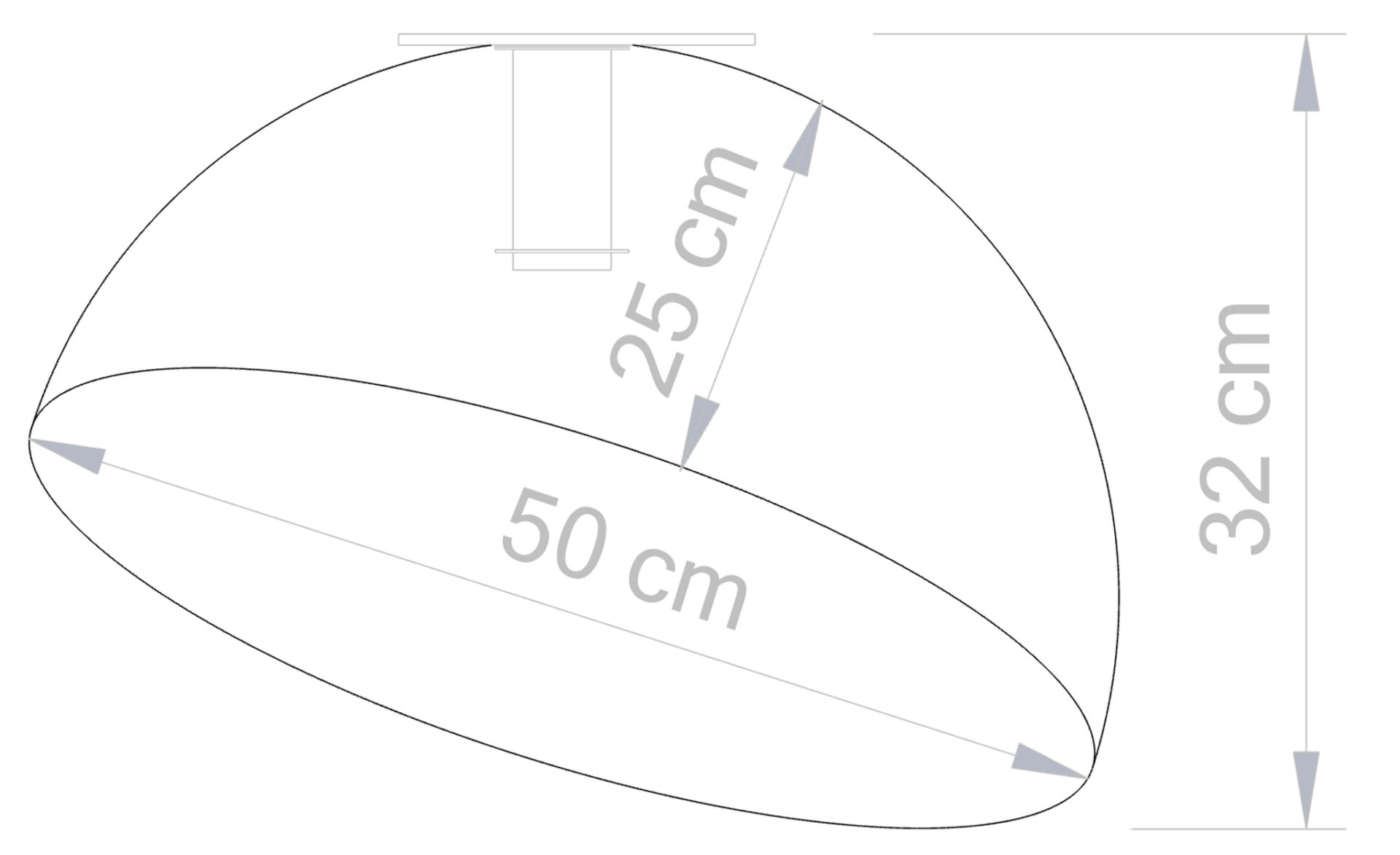 SFERA 50 plafon czarny/miedziany - obrazek 4