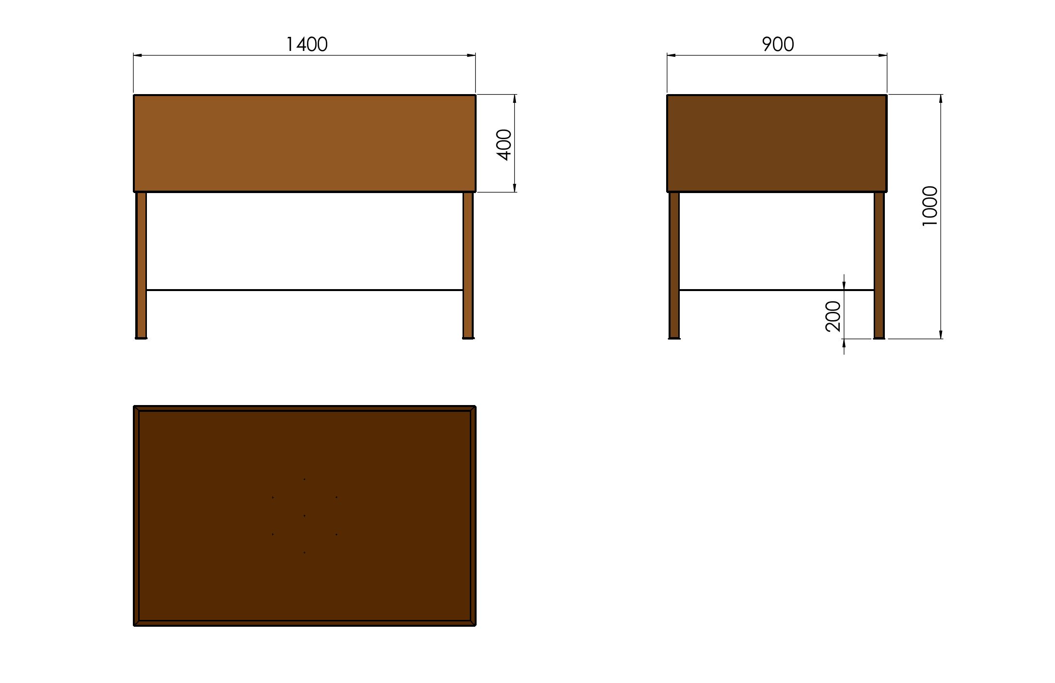 PLANTER BOX 1400x900x950 - obrazek 7