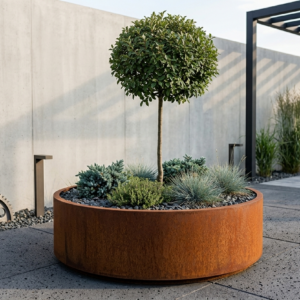 Ø1050x320 ROUND CORTEN