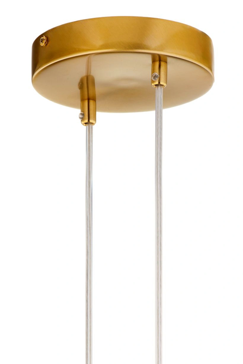 Lampa wisząca OLAF 2 – ciepły beż RAL 1019/złoty szczotkowany - obrazek 2