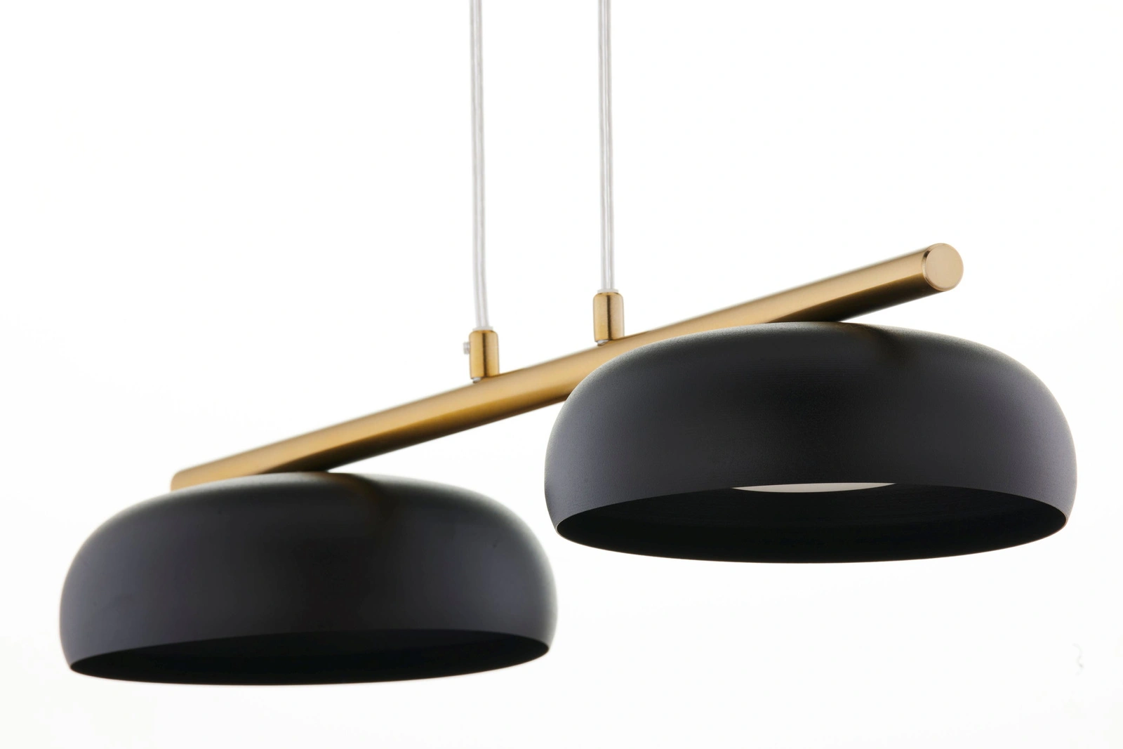Lampa wisząca OLAF 2 – czarny RAL 9005/złoty szczotkowany - obrazek 2