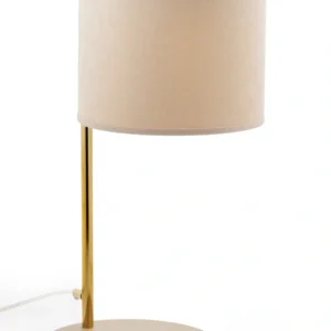 Lampka ARIEL – ciepły beż RAL 1019/złoty szczotkowany