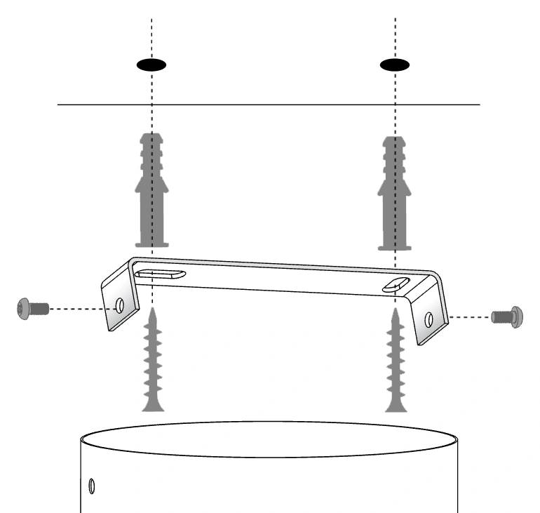 Lampa wisząca PLUUM 1 M Ø15 cm – biały RAL 9003 - obrazek 3