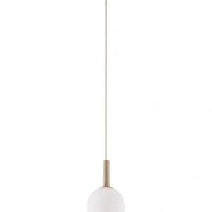 Lampa wisząca PLUUM 1 M Ø15 cm – ciepły beż RAL 1019