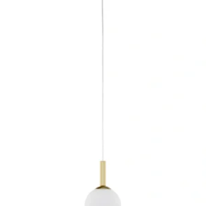 Lampa wisząca PLUUM 1 M Ø15 cm – złoty szczotkowany
