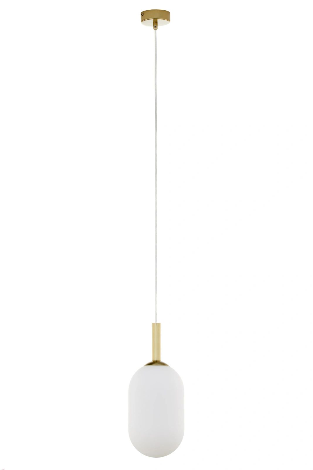 Lampa wisząca PLUUM 1 M Ø15 cm – złoty szczotkowany