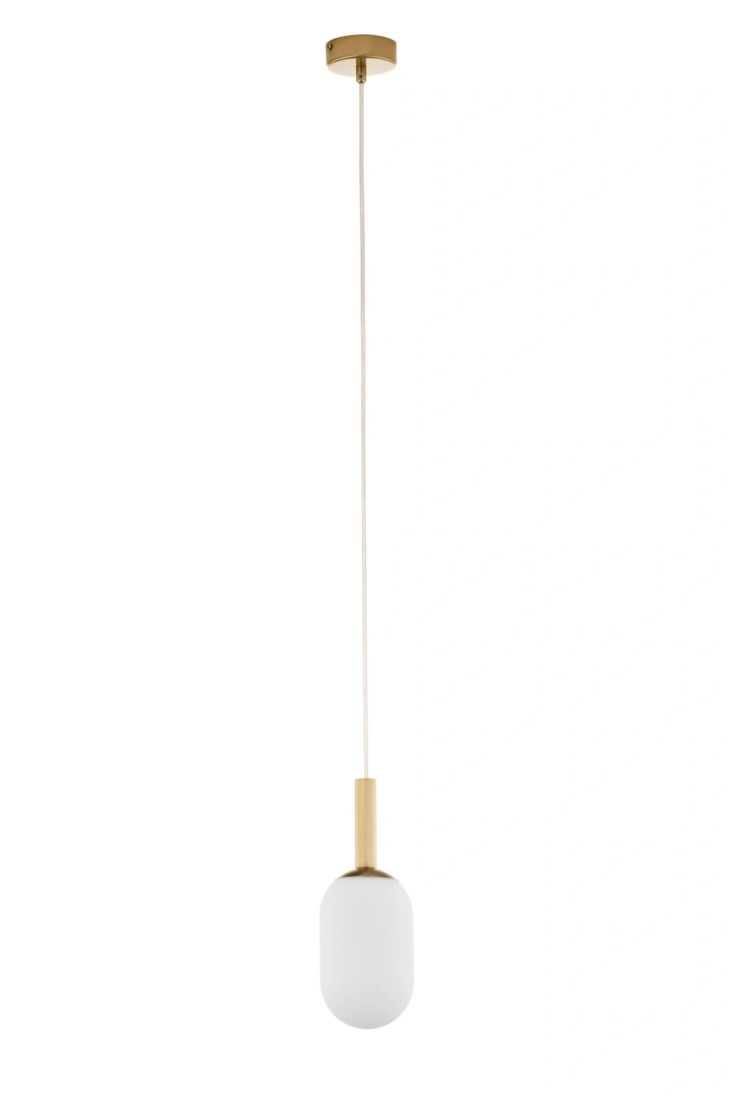 Lampa wisząca PLUUM 1 S Ø10 cm – złoty szczotkowany