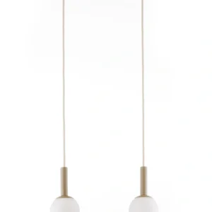 Lampa wisząca PLUUM 2 – ciepły beż RAL 1019