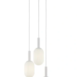 Lampa wisząca PLUUM 3 KOŁO – biały RAL 9003