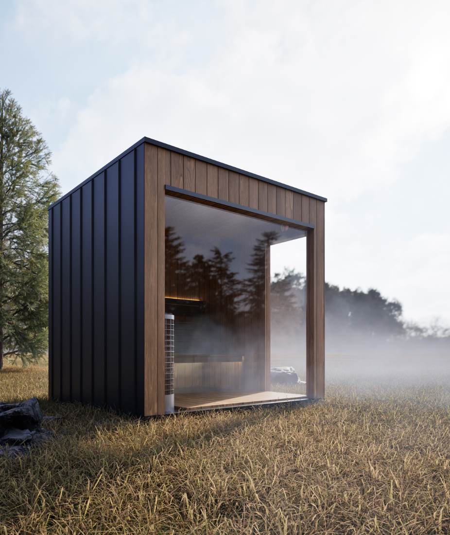 Sauna ogrodowa Genwood BOX Kompakt 200 - obrazek 2