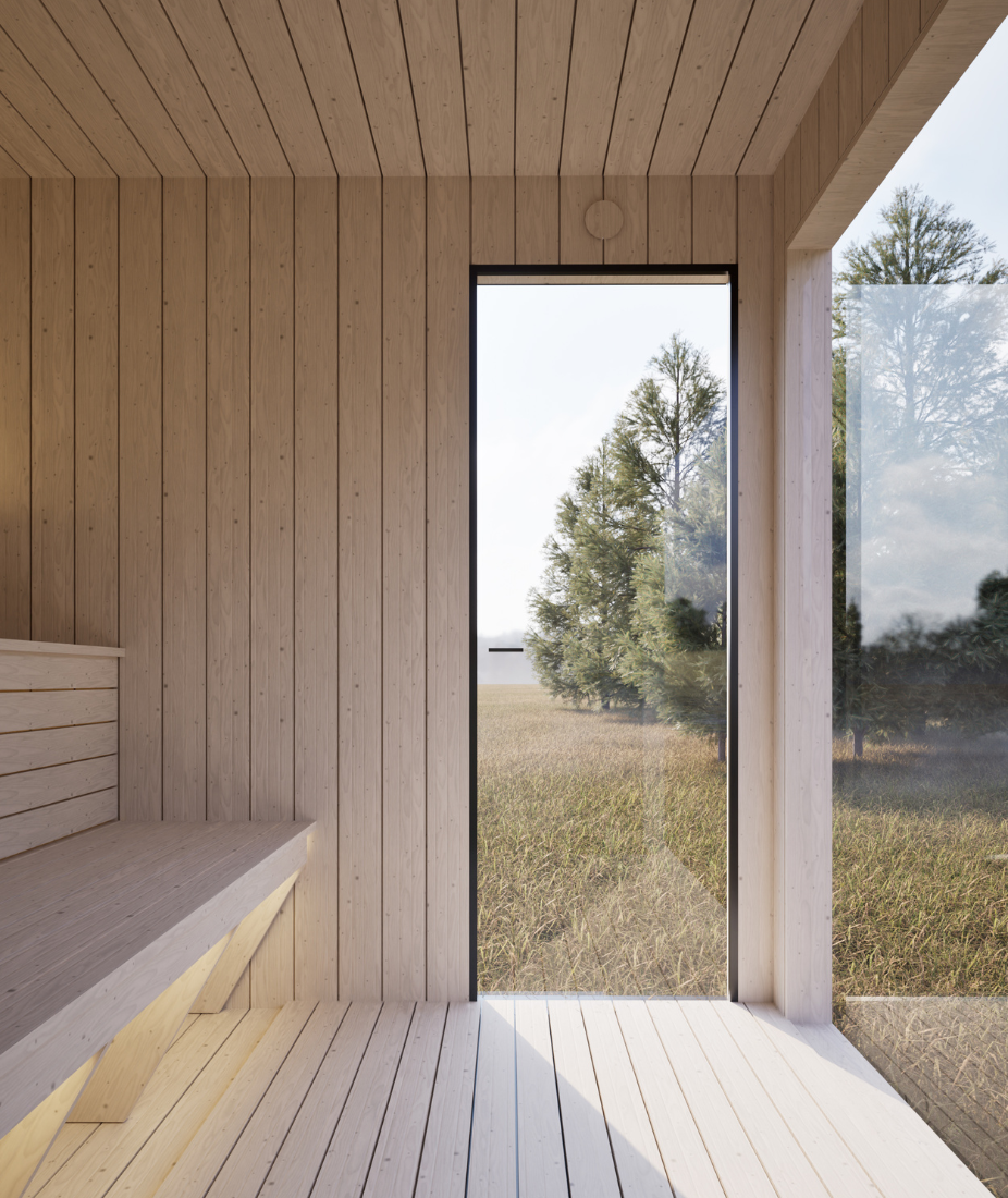 Sauna ogrodowa Genwood BOX Kompakt 200 - obrazek 3