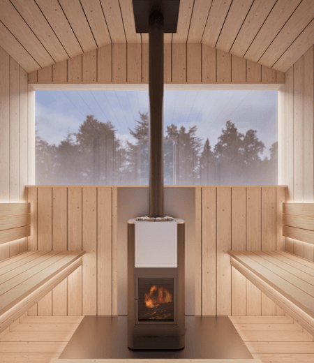 Sauna ogrodowa Genwood DOMEK 210 kompakt - obrazek 3